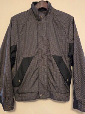 FootJoy Men's DryJoys Jacket XS Gray Houndstooth Vintage